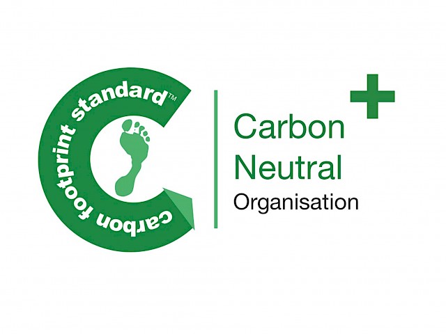 We are a Carbon Neutral Plus Organisation