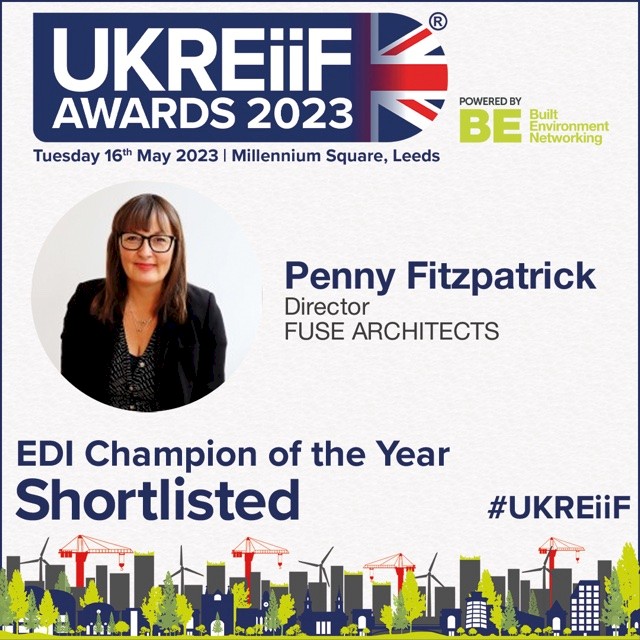 Shortlisted EDI Champion of the year - UKREiiF Awards 2023